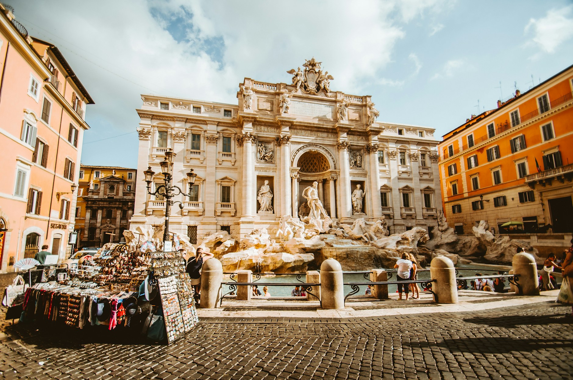 The Trevi Fountain in Rome